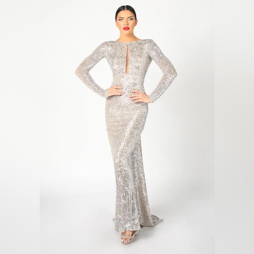 Nicole Bakti evening gown